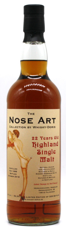 Highland Single Malt 22 Jahre 1996 Nose Art Collection by Whisky-Doris