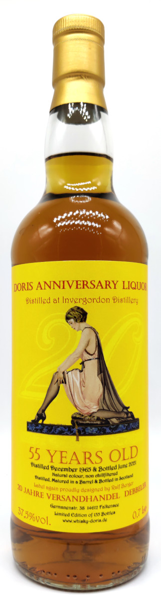 Invergordon 55 Jahre 1965 Whisky-Doris 20th Anniversary
